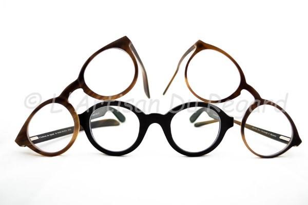 Lunettes uniques en corne