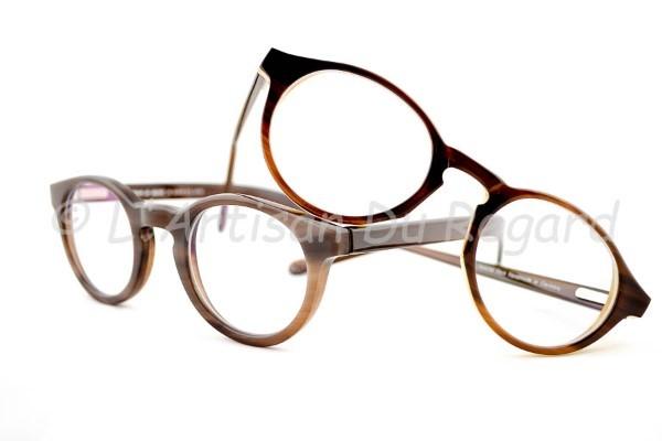 Lunettes artisanales en corne