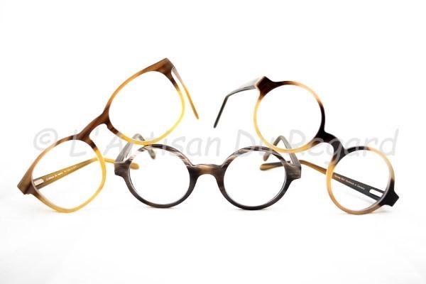 Lunettes originales en corne