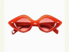 Lunettes créateur colorées