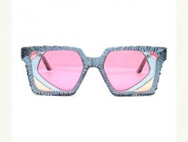Lunettes créateur colorées