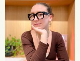Lunettes créateur colorées