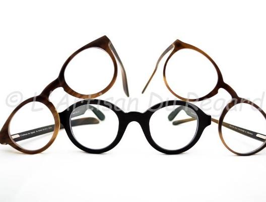 Lunettes uniques en corne