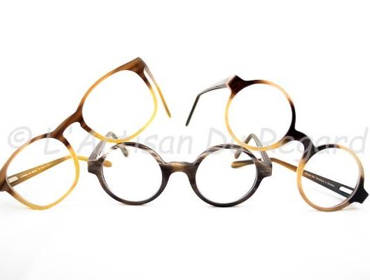 Lunettes originales en corne