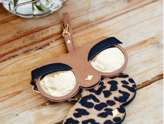 Etuit à lunettes en cuir Any Di