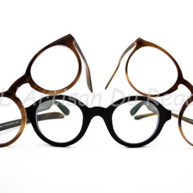 Lunettes uniques en corne