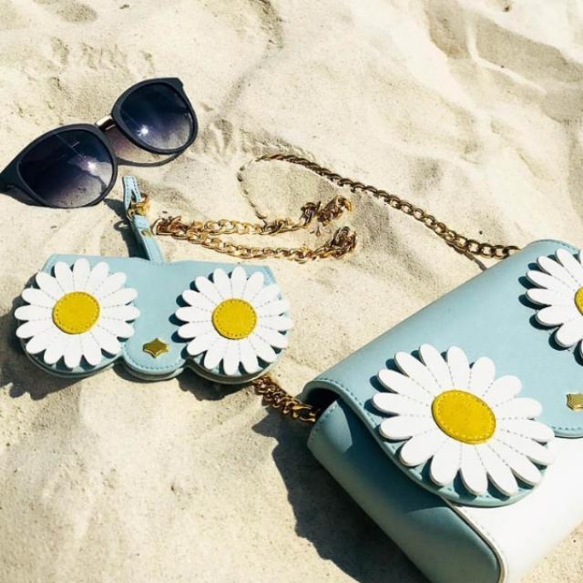 Etuit à lunettes en cuir Any Di