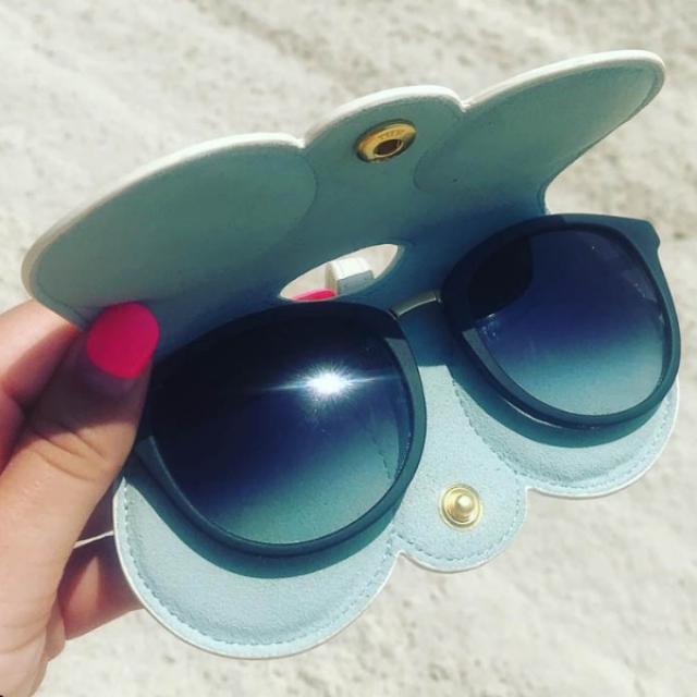 Etuit à lunettes en cuir Any Di