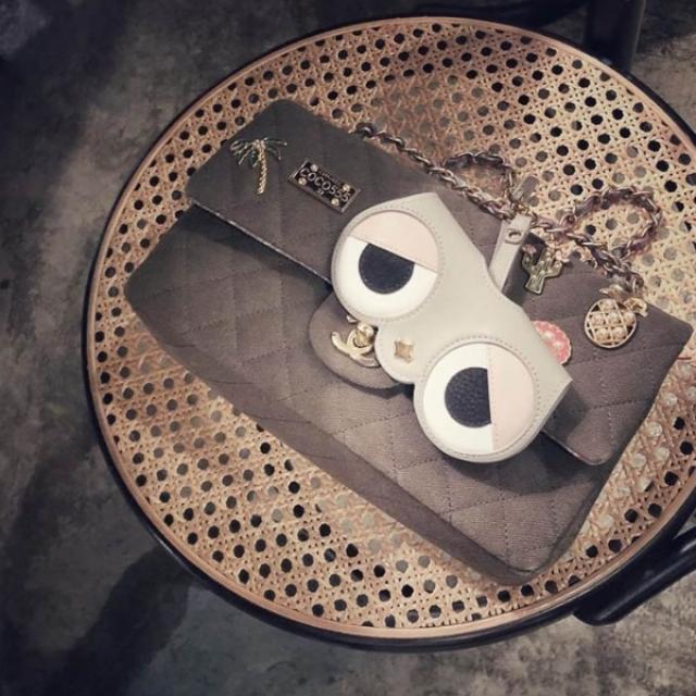 Etuit à lunettes en cuir Any Di