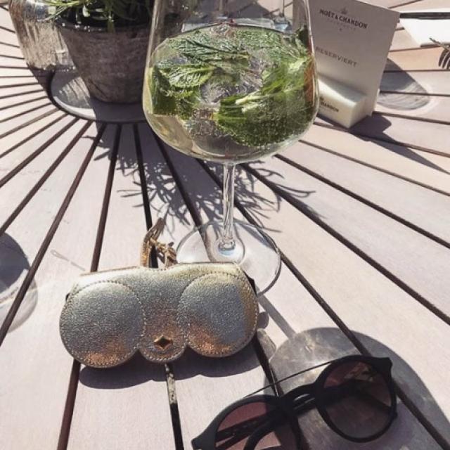 Etuit à lunettes en cuir Any Di
